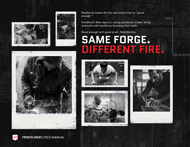 Field Manual page: Same forge, different fire